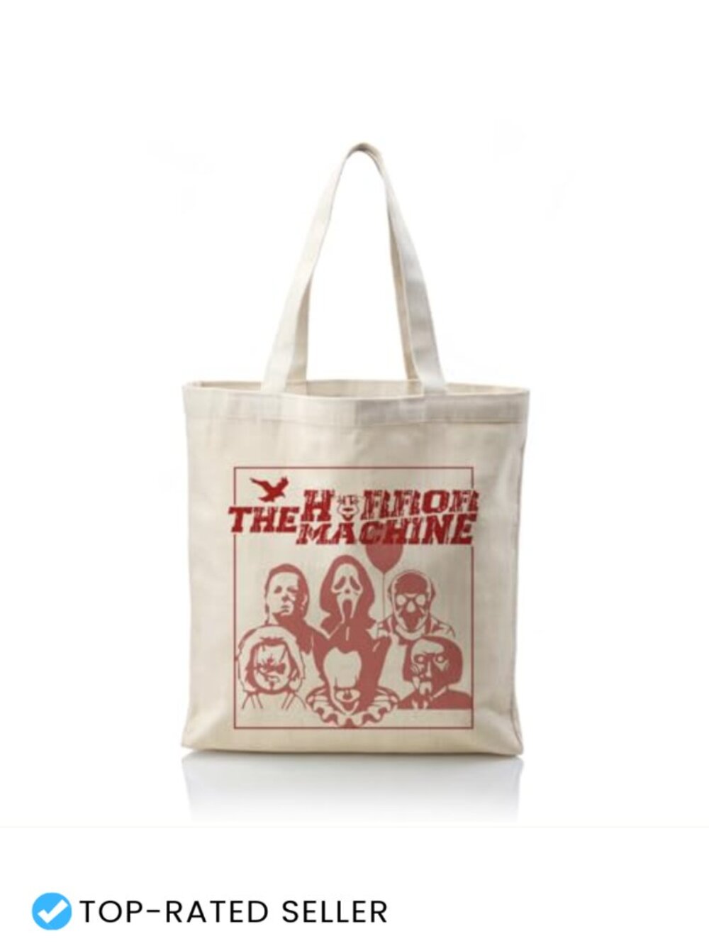 Reusable Canvas Tote Bag for Women, Cute Shoulder Bag for Shopping, Beach &